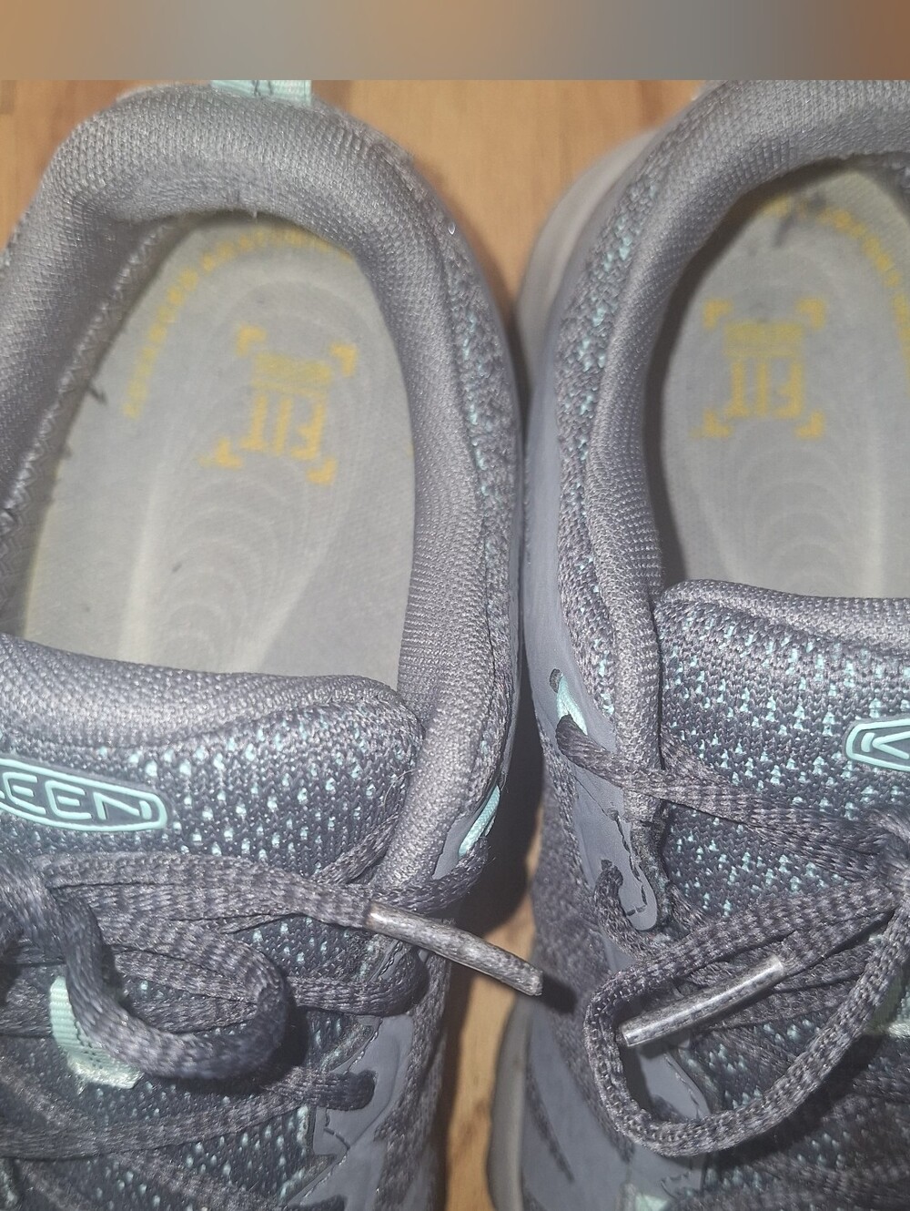 Keen Women's size 7 Teal and Gray Waterproof Terradora Hiking Shoes Konnect Fit - Picture 7 of 11